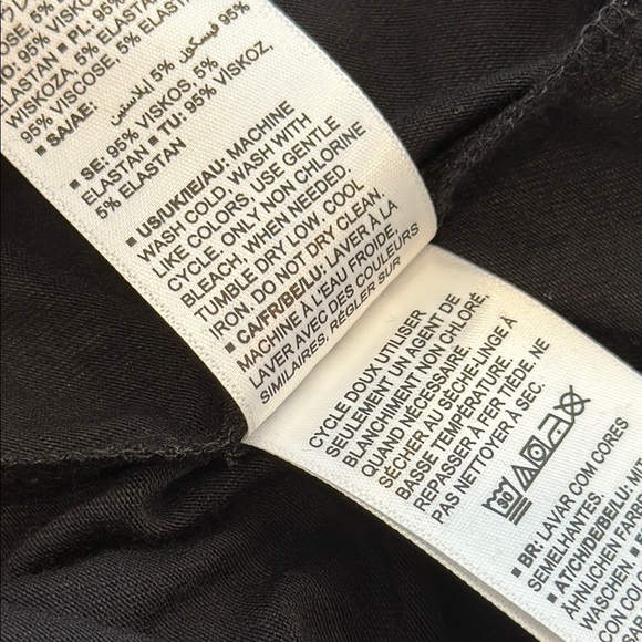 Amazon Essentials XL Stretchy Lounge Comfy Black V-Neck Swing Dress - Picture 10 of 10